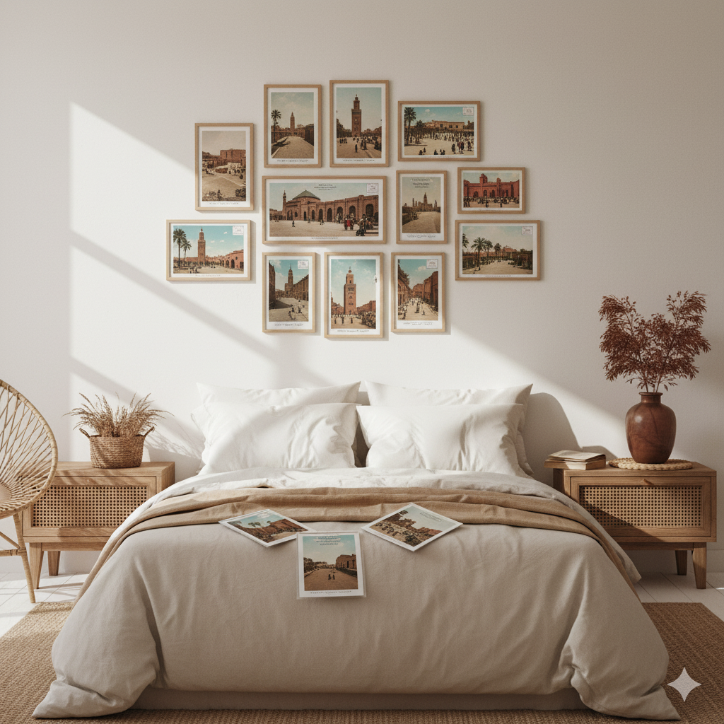 Lot of 14 postcards of ancient views of Marrakech