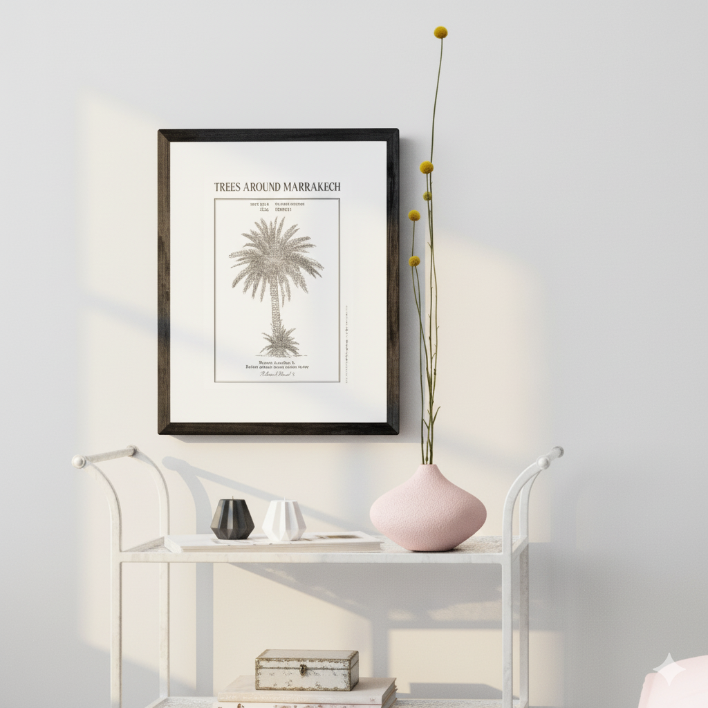 PALM TREE botanical board